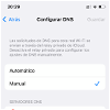 Cambiar servidores DNS en iOS