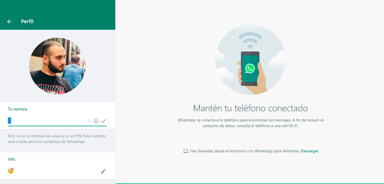 Cómo poner el perfil en blanco en WhatsApp