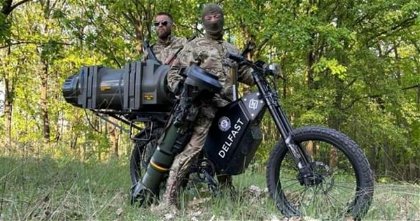 Así son las motos eléctricas que se usan en Ucrania para transportar misiles sigilosamente