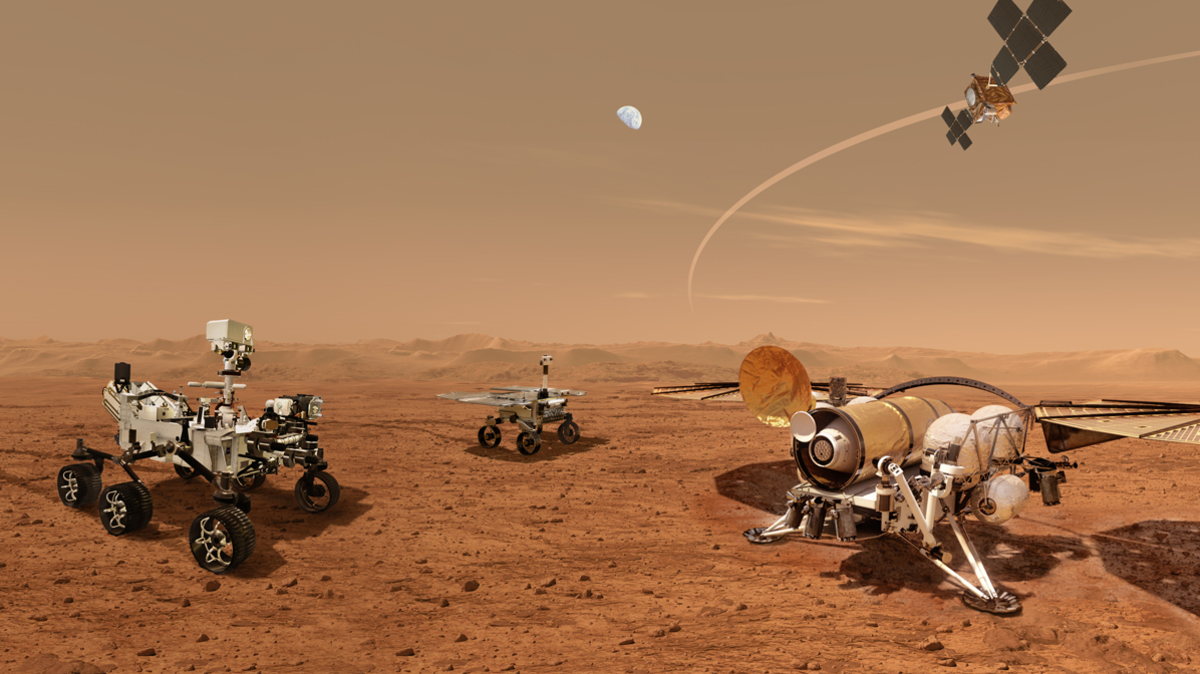 Equipos autónomos en la superficie de Marte