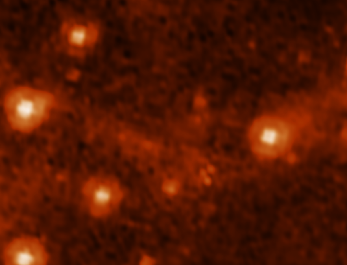 Imagen tomada por el telescopio Spitzer Space