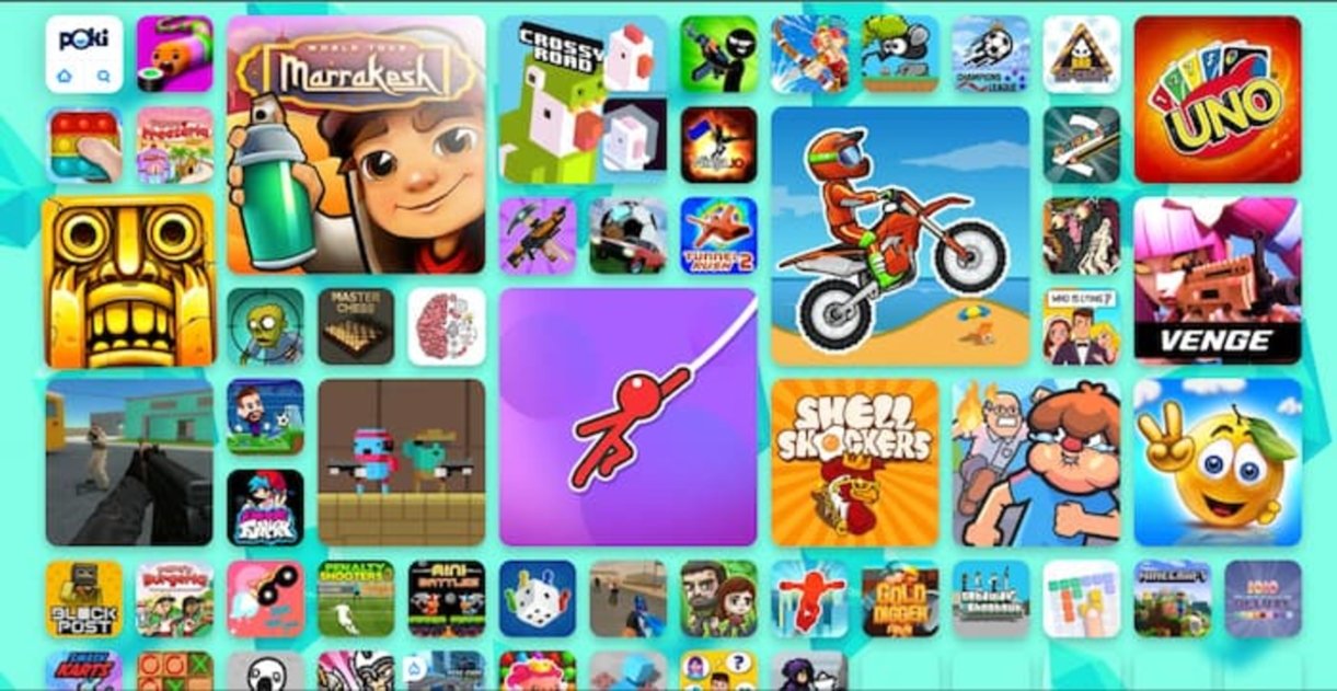 Poki te permite disfrutar muchos de los divertidos juegos que encuentras en la Play Store