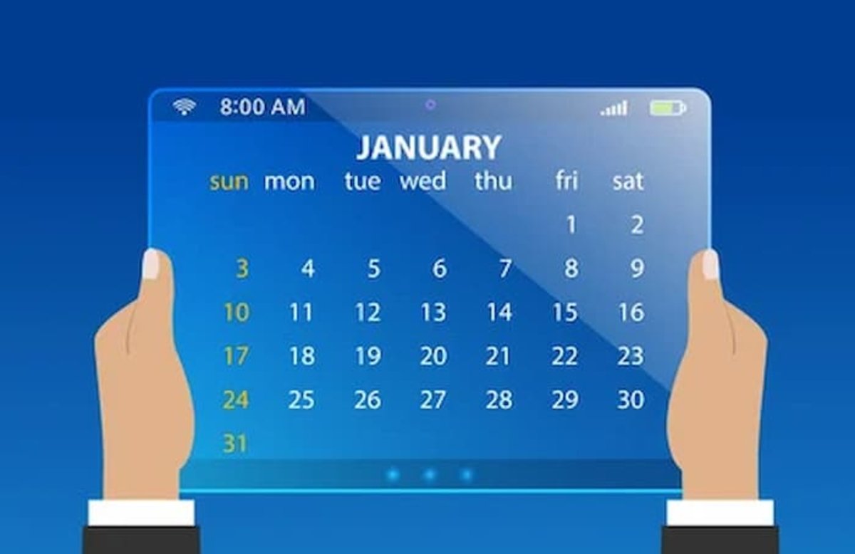 Puedes hacer que tu tablet muestre información del calendario de forma interactiva