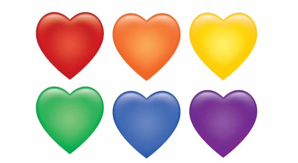 El corazón rojo es solo uno de los tantos colores de estos emojis que existen