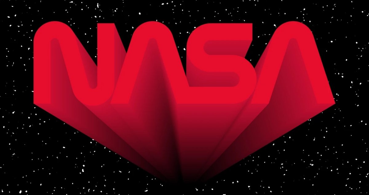 Este es el logotipo de la NASA conocido como El Gusano