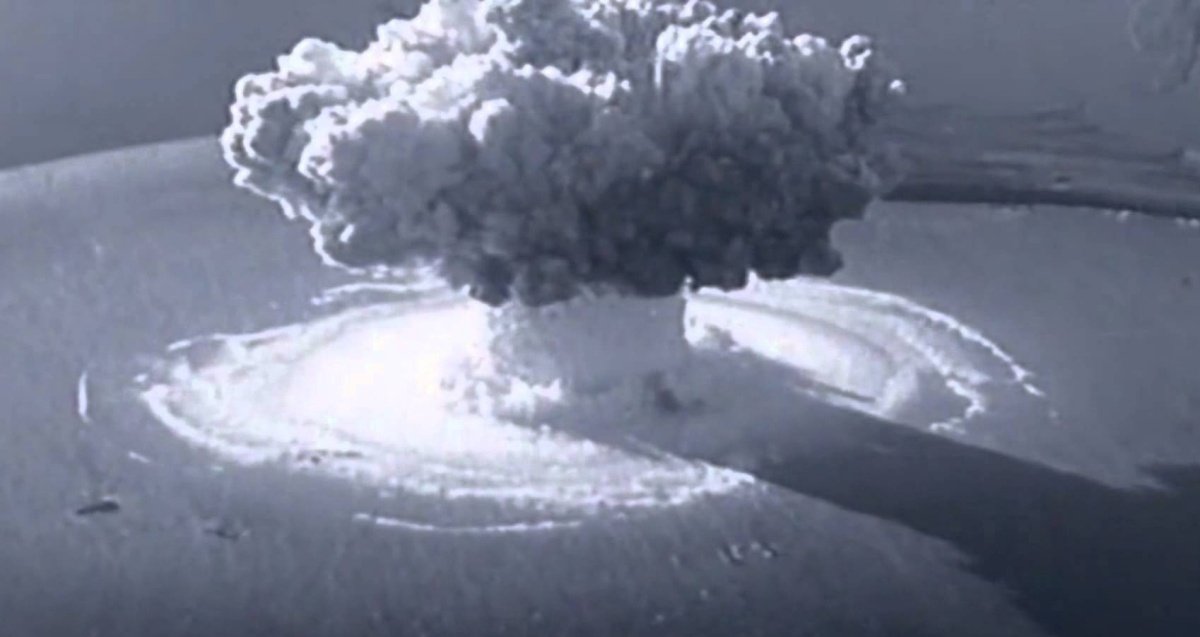 Imagen de una de las armas nucleares detonadas en la región soviética