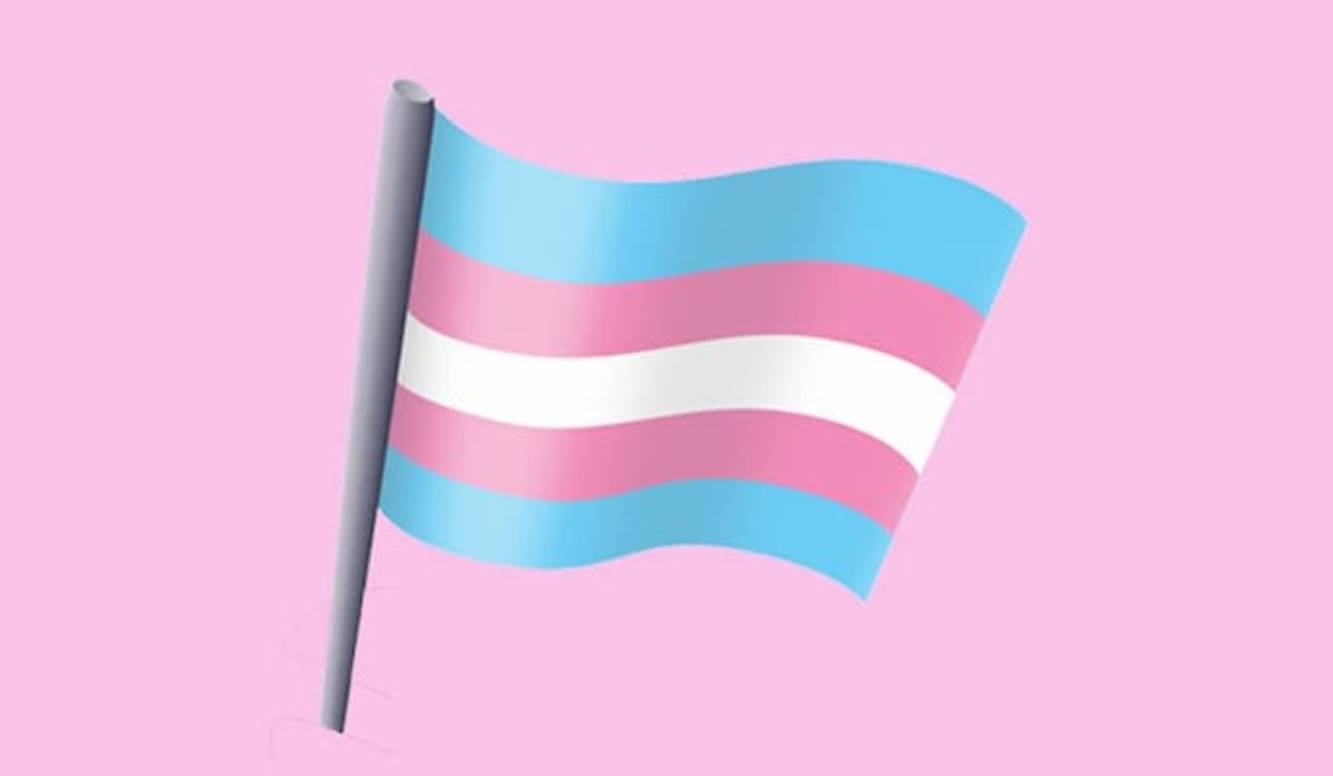 The transgender flag is used in conversation topics related to gender identity.