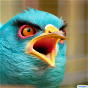 Pájaro muy enfadado