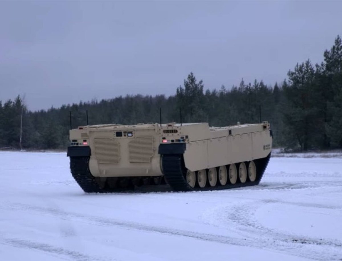 Uno de los nuevos tanques-robot más potentes del mundo muestra su capacidad de destrucción en vídeo