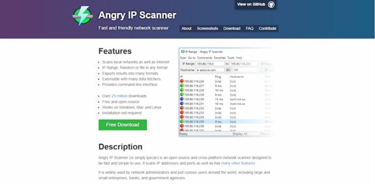 Angry IP Scanner te permite analizar y expulsar a los intrusos de tu red WiFi