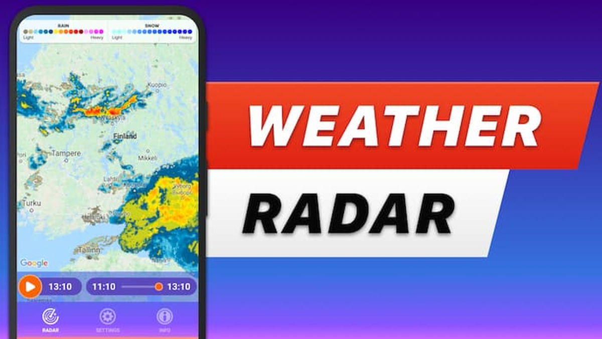 Con RAIN RADAR no te volverá a tomar por sorpresa la lluvia