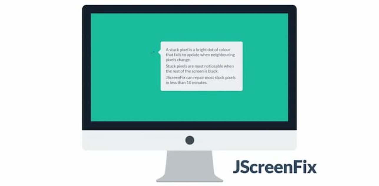 Corrige problemas con los píxeles de la pantalla con JScreenFix