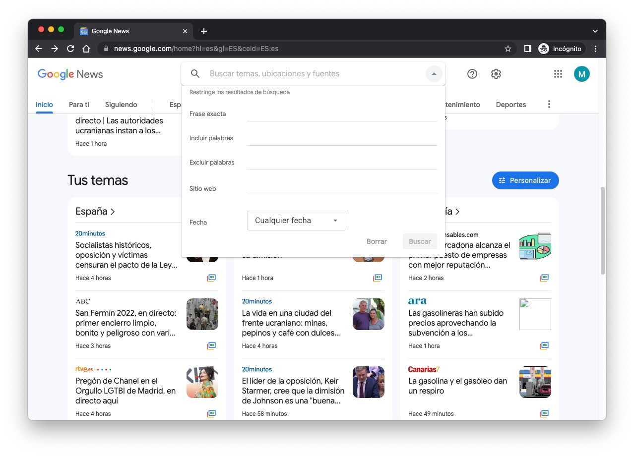 Google News: qué es y cómo configurarlo a tu gusto