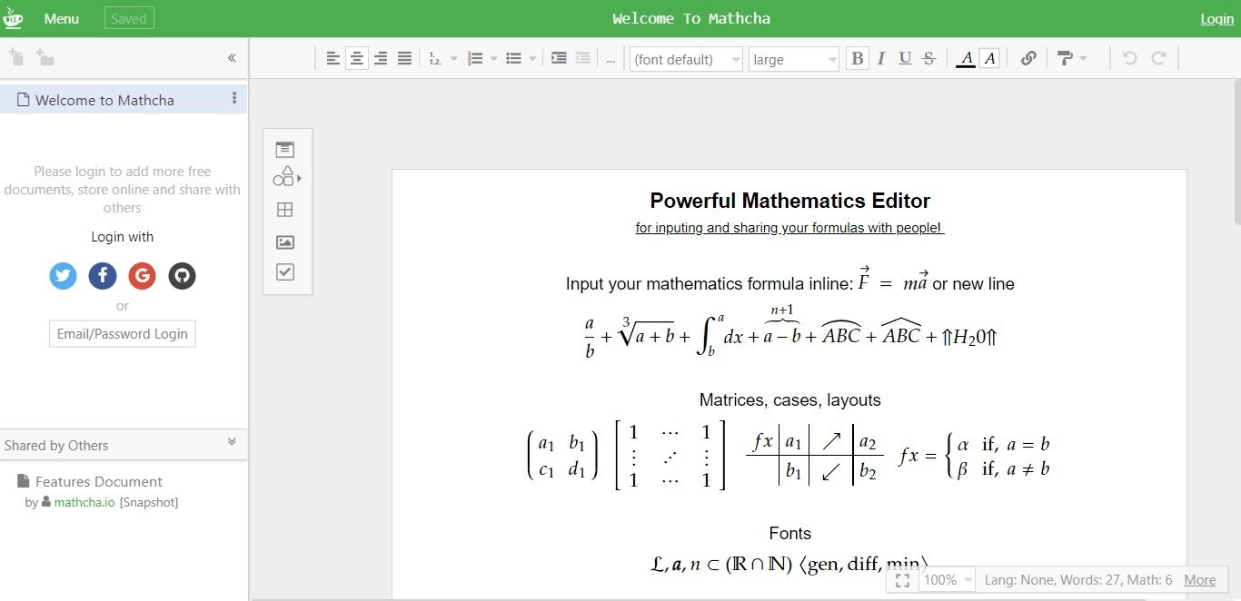 Cómo escribir ecuaciones de matemáticas online: los mejores editores