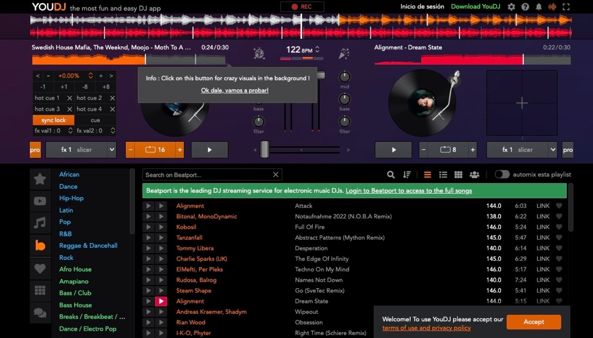Mesa de mezclas online: así puedes mezclar música gratis y online