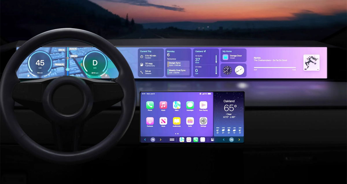 Interfaz del nuevo Apple CarPlay
