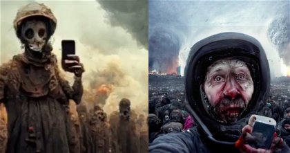 Así como la Inteligencia Artificial cree que será el último selfie de la humanidad