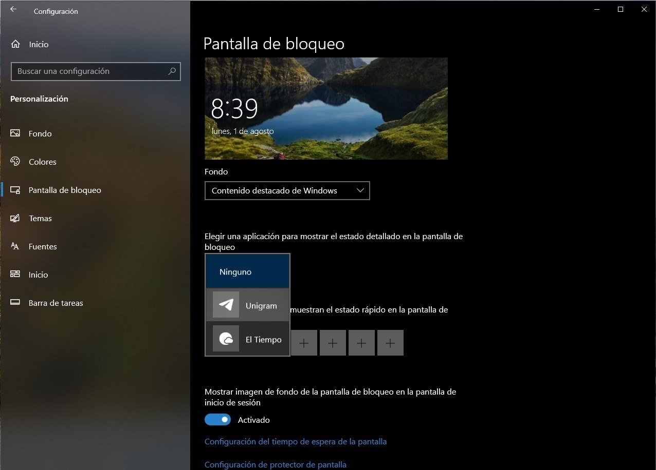 Cómo personalizar la imagen de inicio de Windows 10 de forma automática