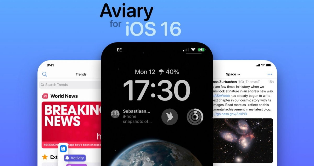 Aviary 2 ahora incluye widgets para la pantalla de bloqueo