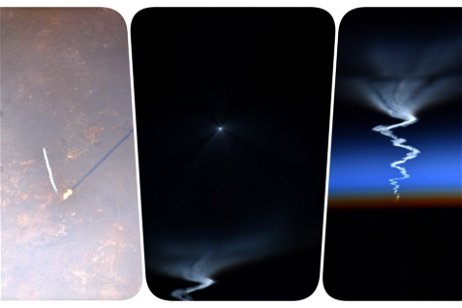 Estas son las inéditas imágenes de un lanzamiento espacial visto desde la EEI