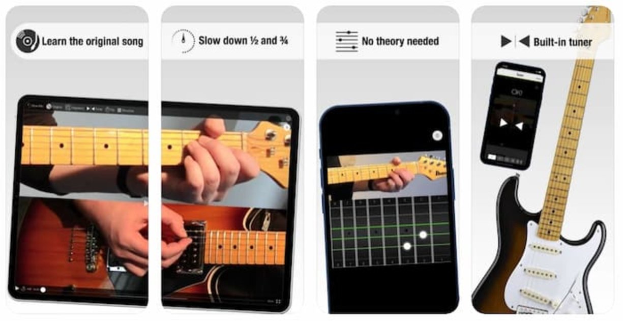 Guitar Masterclass es una app para iOS con la que podrás aprender a tocar la guitarra