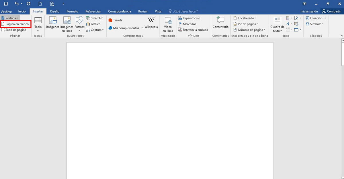 Como Poner Una Hoja Blanca En Word - Image to u