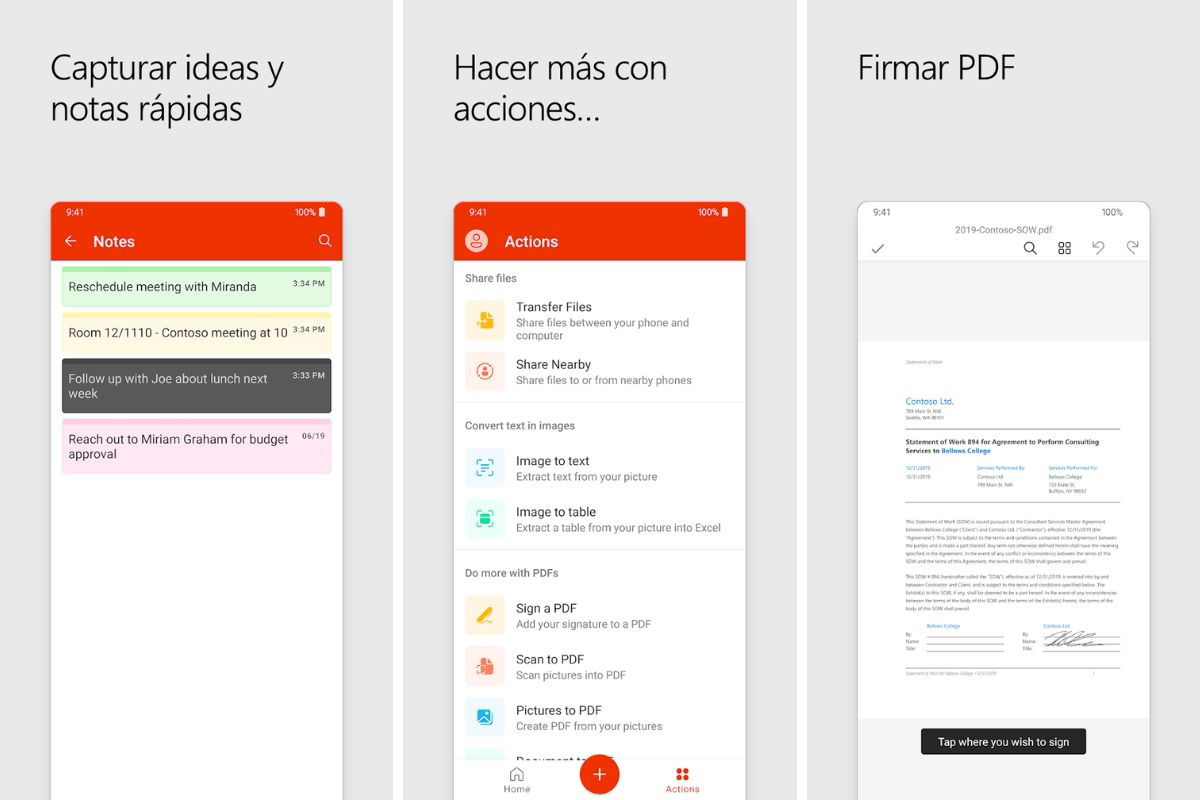 Cómo abrir archivos Word y Excel en Android