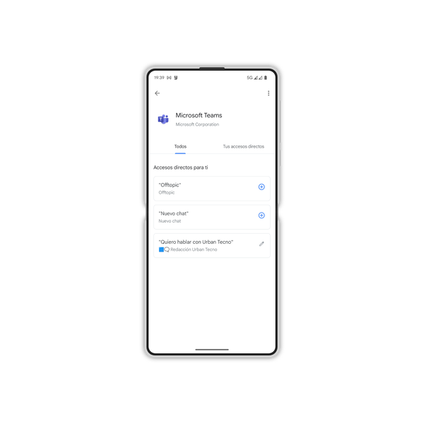 Accesos directos de Google Assistant