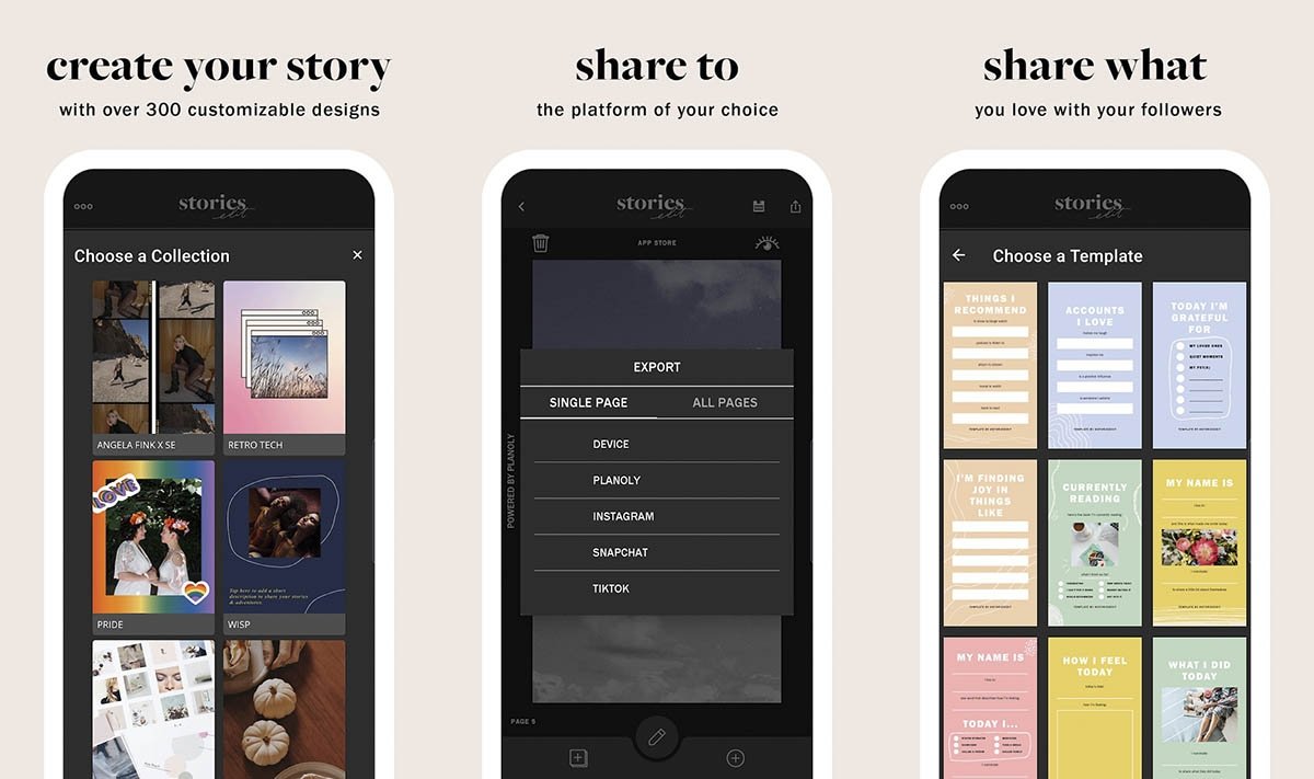App para descargar plantillas para Stories de Instagram
