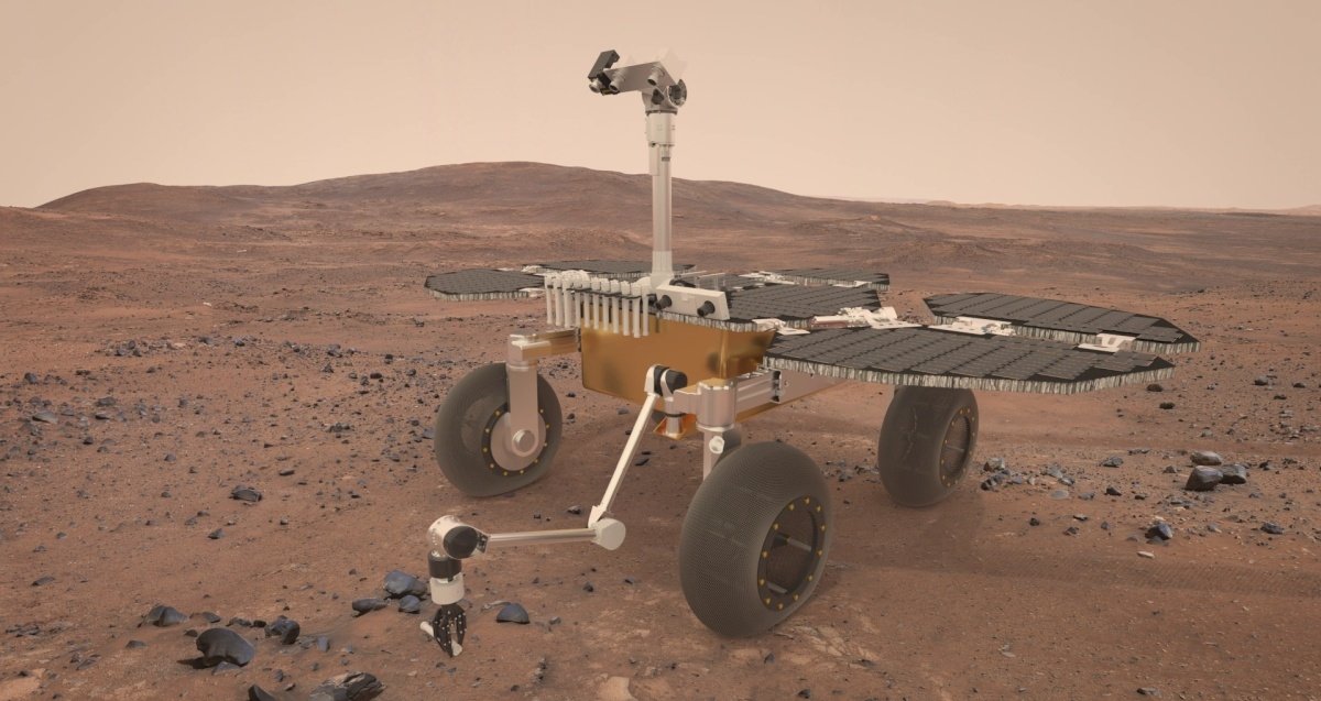 Aspecto del rover creado por Airbus que pretendía ser utilizado para recoger muestras de rocas en Marte