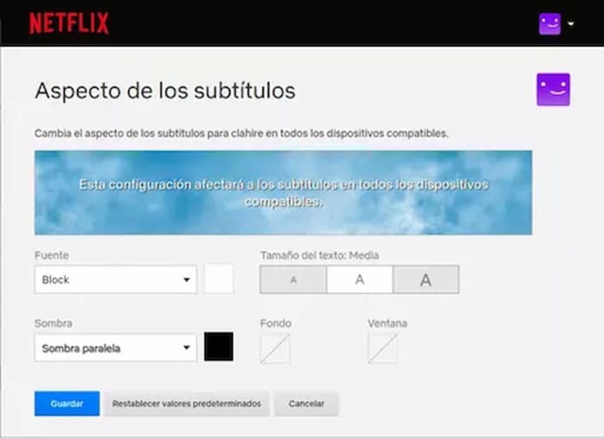 Cómo cambiar la apariencia de los subtítulos de Netflix