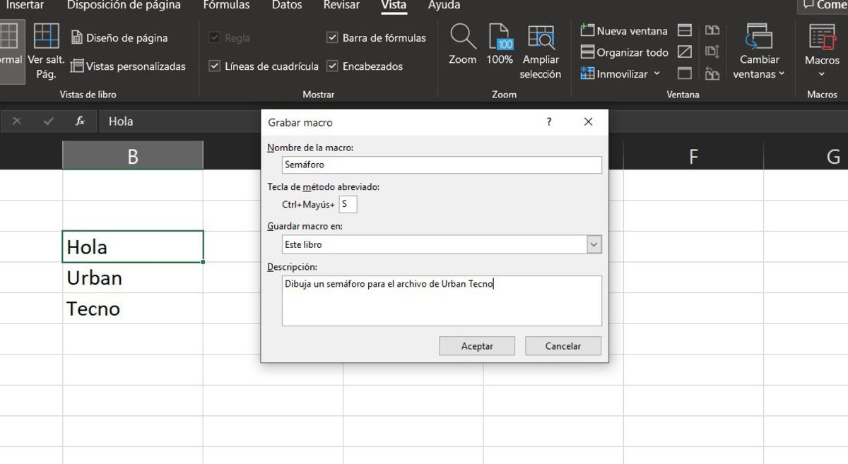 Cómo crear y usar los macros en Excel