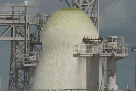 Así funciona el gigantesco extintor que la NASA utiliza en sus lanzamientos para evitar incendios