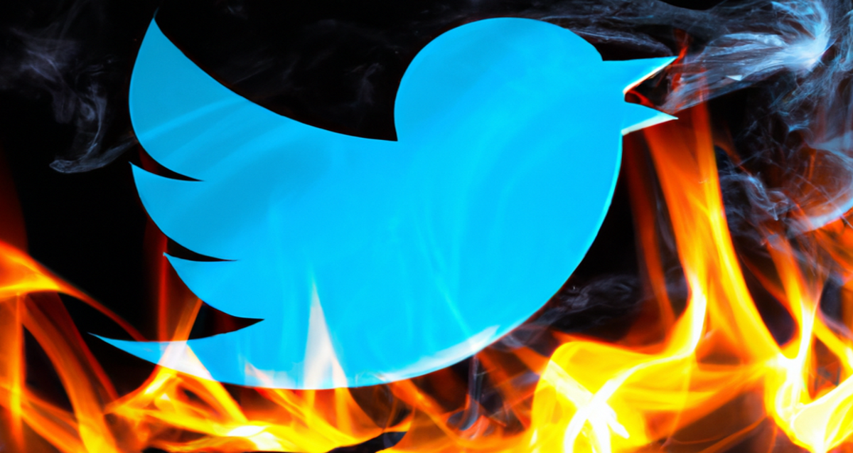 Twitter en llamas