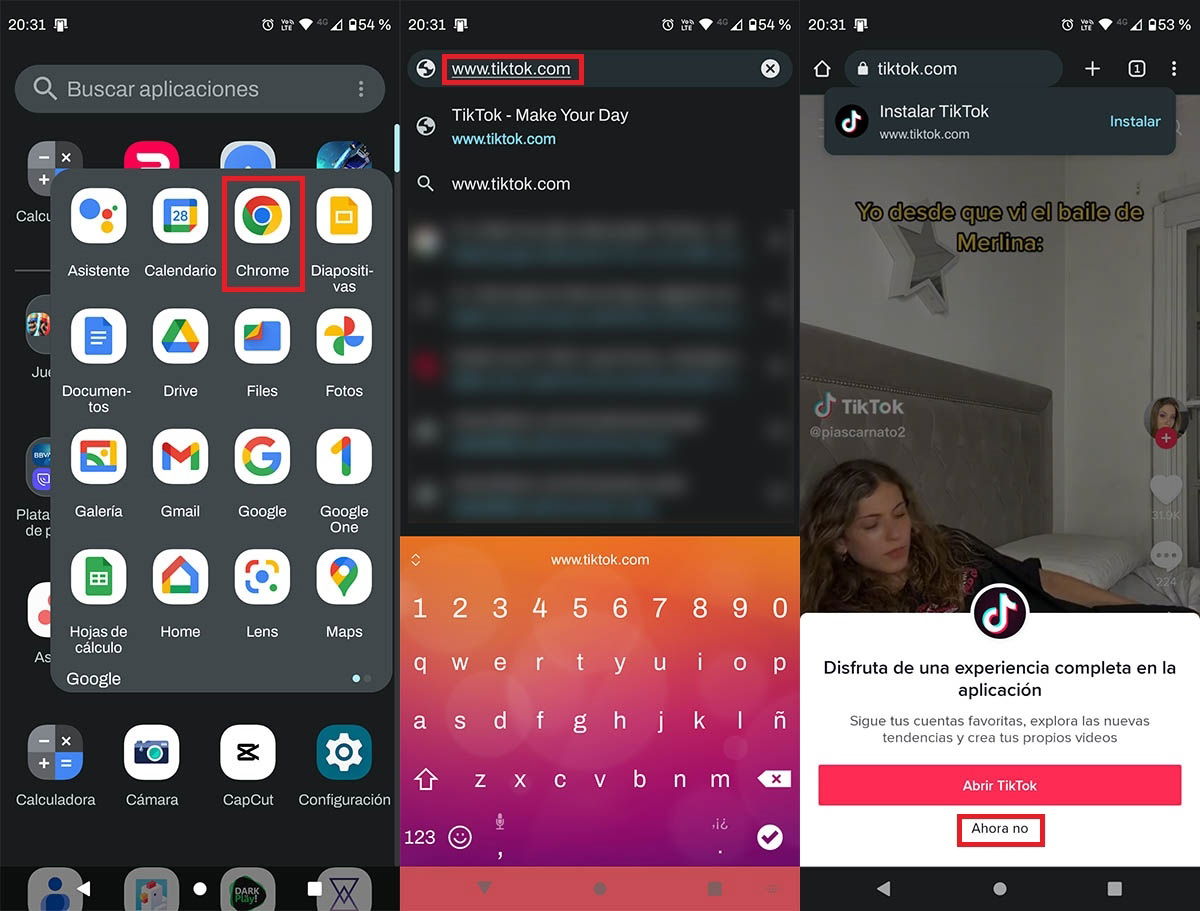 Cómo usar TikTok sin tener que descargar la app