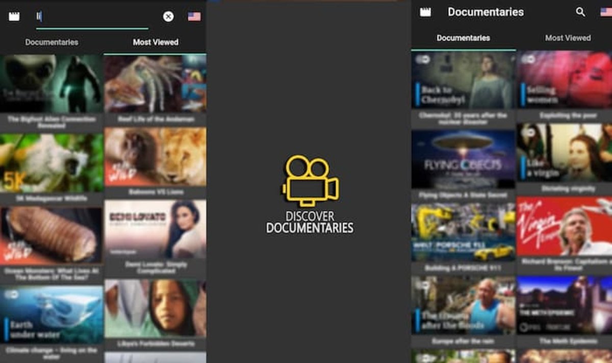 Disfruta de muchos documentales gratis con esta app