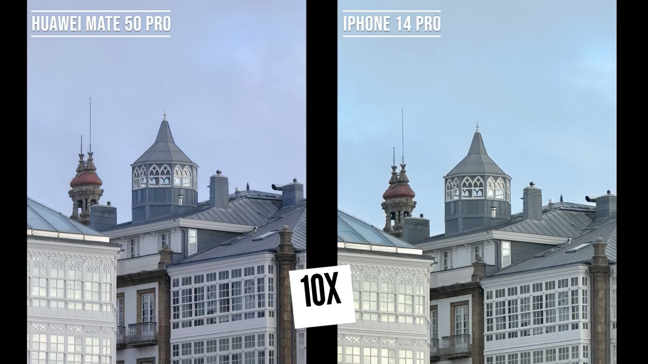 HUAWEI destroza a Apple con el zoom digital