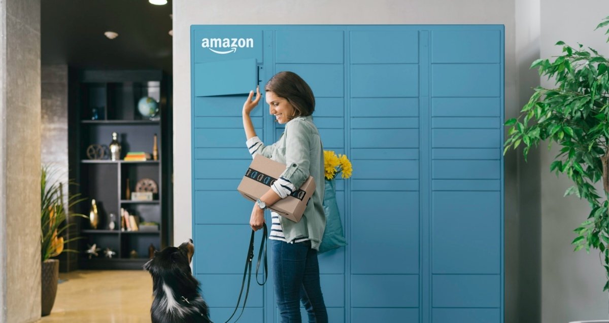 Amazon lockers allow Prime customers to receive their products if they know they won't be able to be home