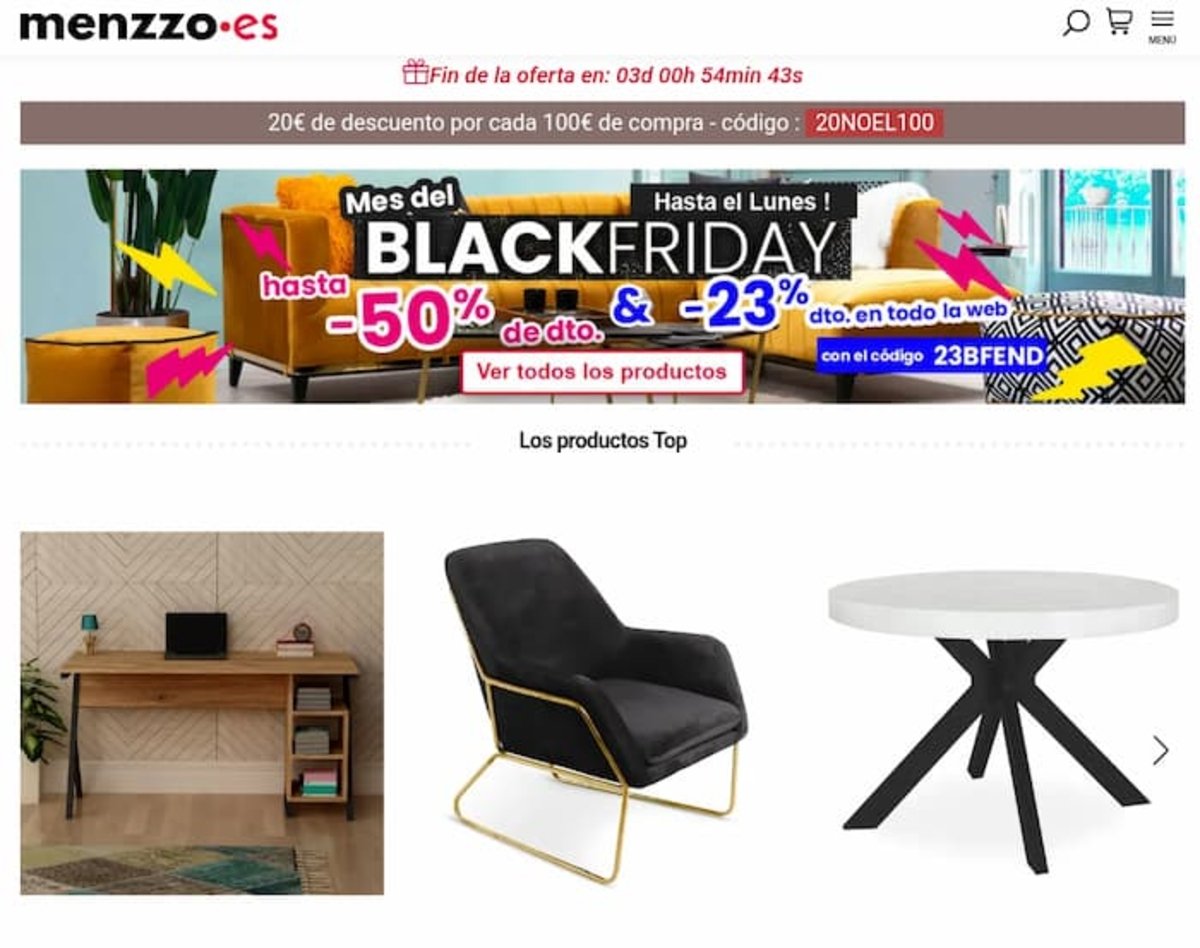 Menzzo: Make purchases of very good furniture with the "instant credit" only using your ID