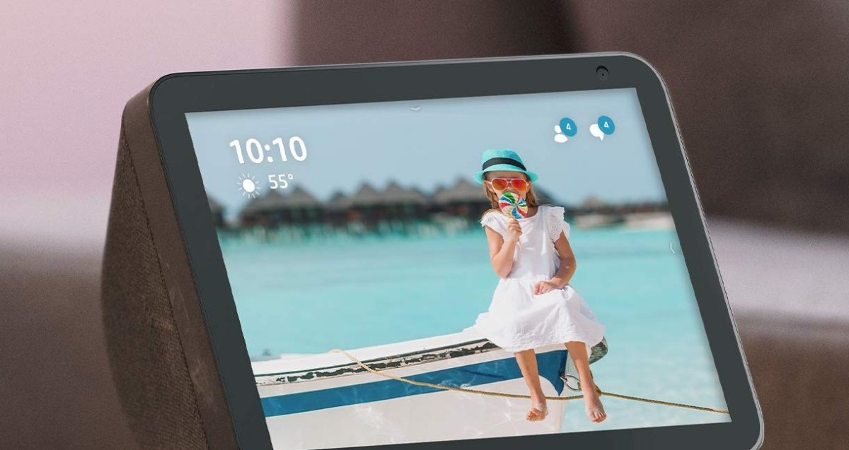 Podrás utilizar tus dispositivos Echo con pantalla para mostrar tus imágenes favoritas