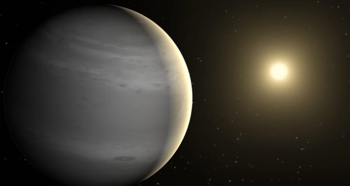 Conceptual recreation of the gaseous exoplanet that has astronomers busy