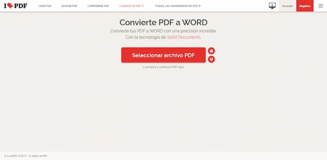 Si buscas una web que te permita editar rápidamente documentos PDF, entonces esta es una buena alternativa