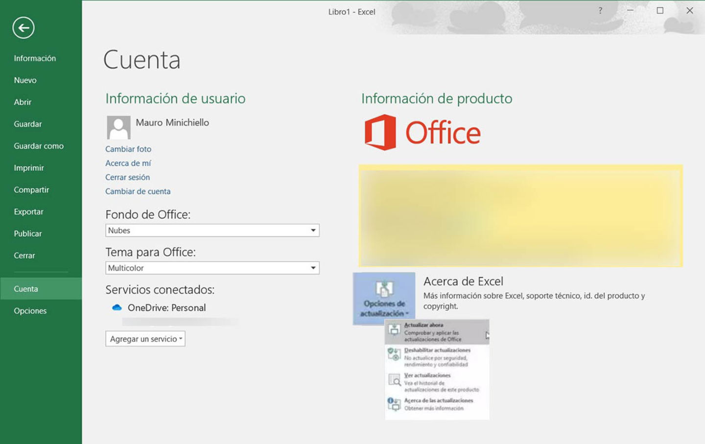 Actualizar Microsoft Office a la ultima versión