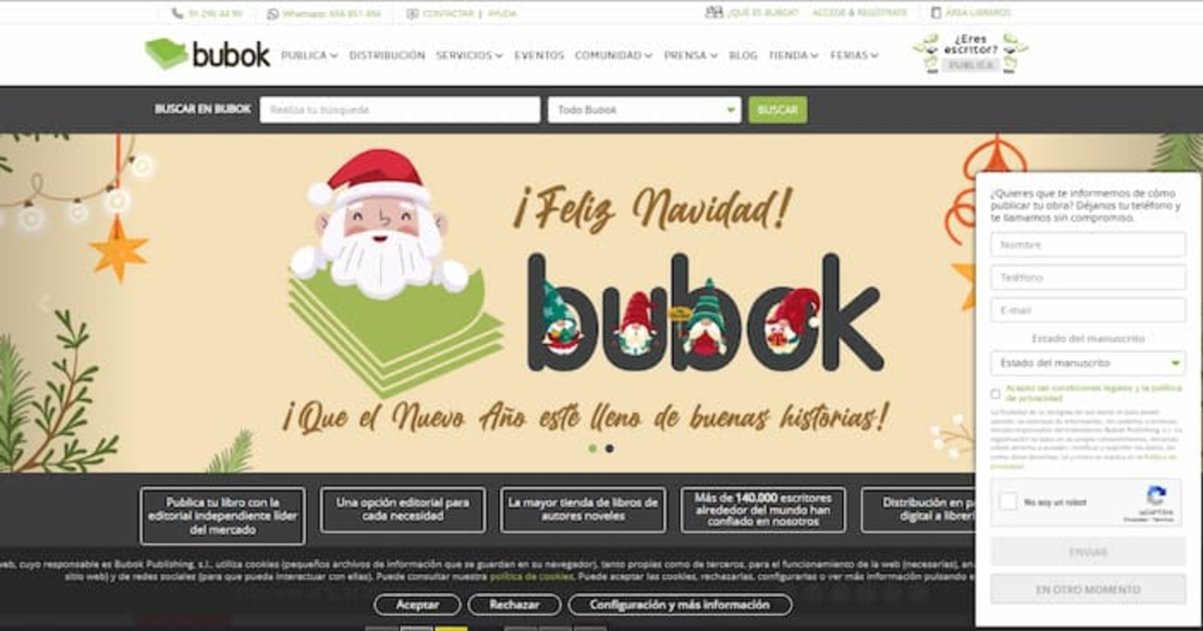 Bubok es una plataforma diseñada para ayudarte a vender tus libros online