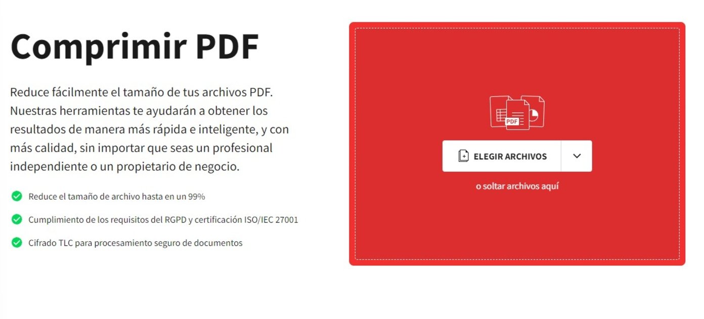 Cómo comprimir un PDF online paso a paso