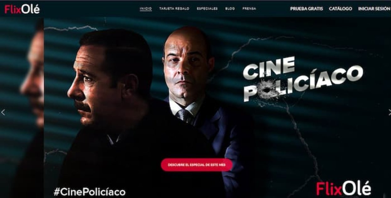 FlixOlé es una plataforma online de cine español, pero que también cuenta con largometrajes internacionales