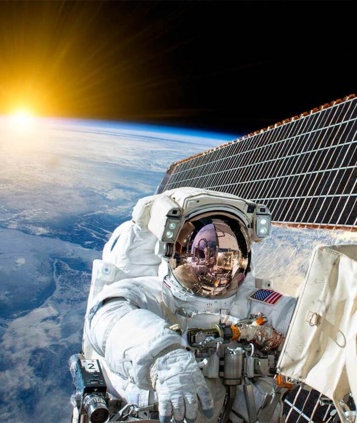 ISS astronauta