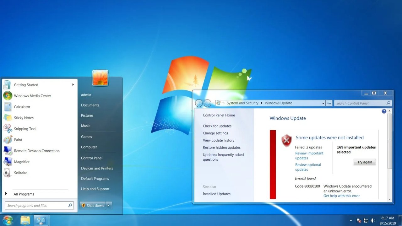 Windows 7 ha tenido actualizaciones durante 13 años, aunque ya parece morir definitivamente