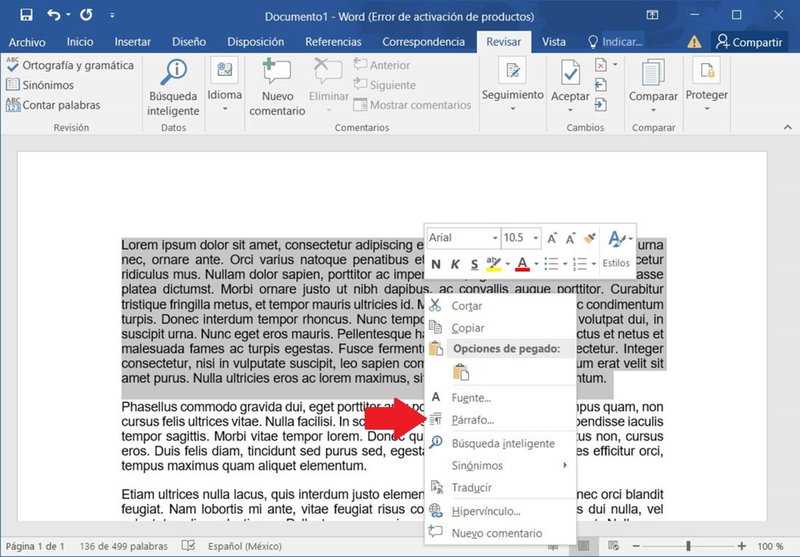 Cómo poner una sangría francesa en Word