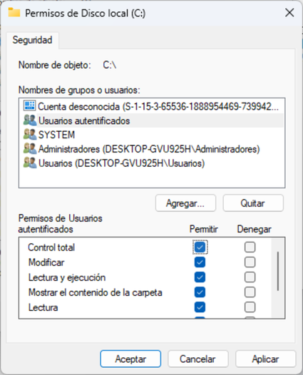 Cómo Cambiar Los Permisos De Un Disco Duro Externo En Windows 2336